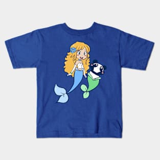 Mermaid and MerPanda Kids T-Shirt